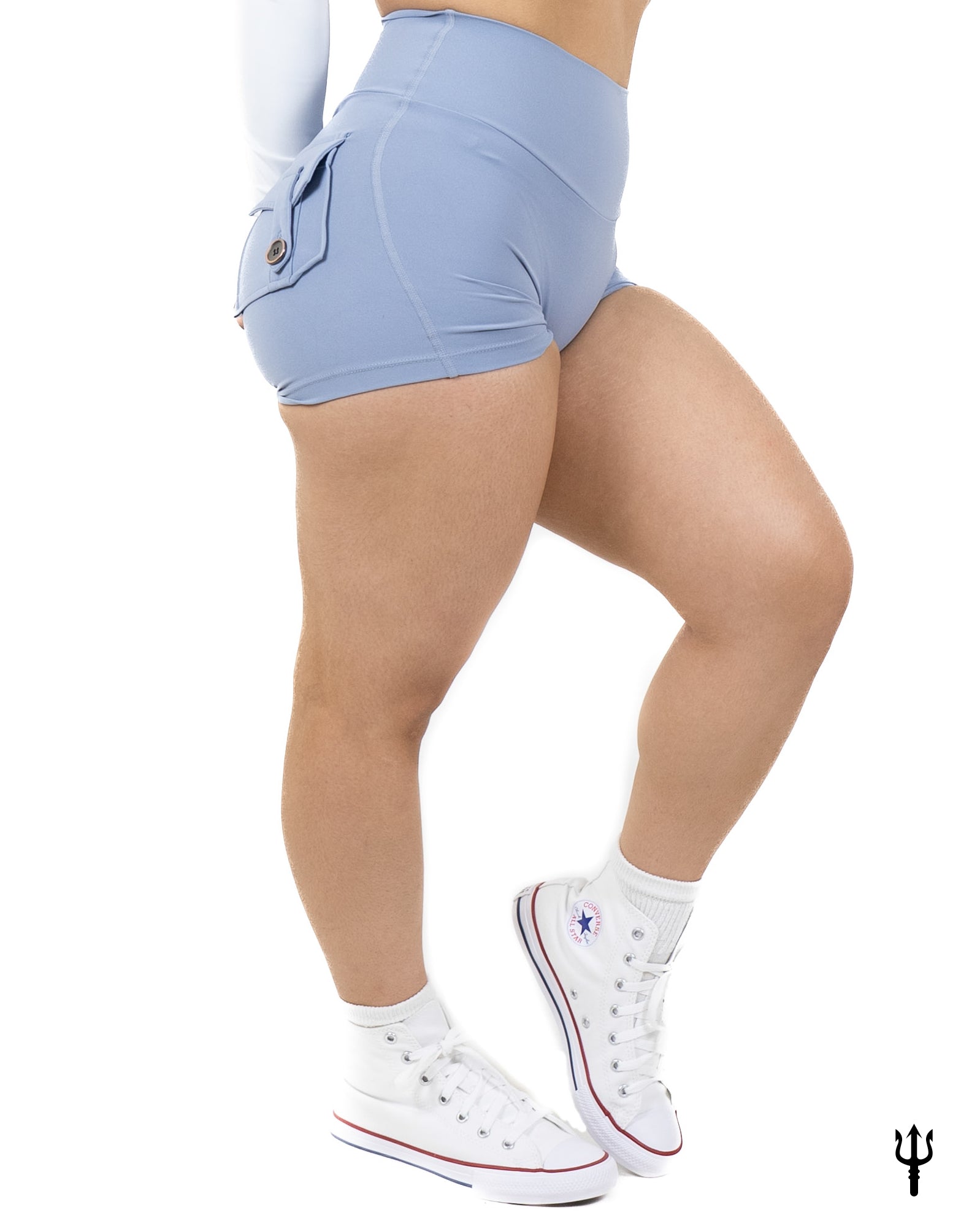 Glow Shorts - Sky