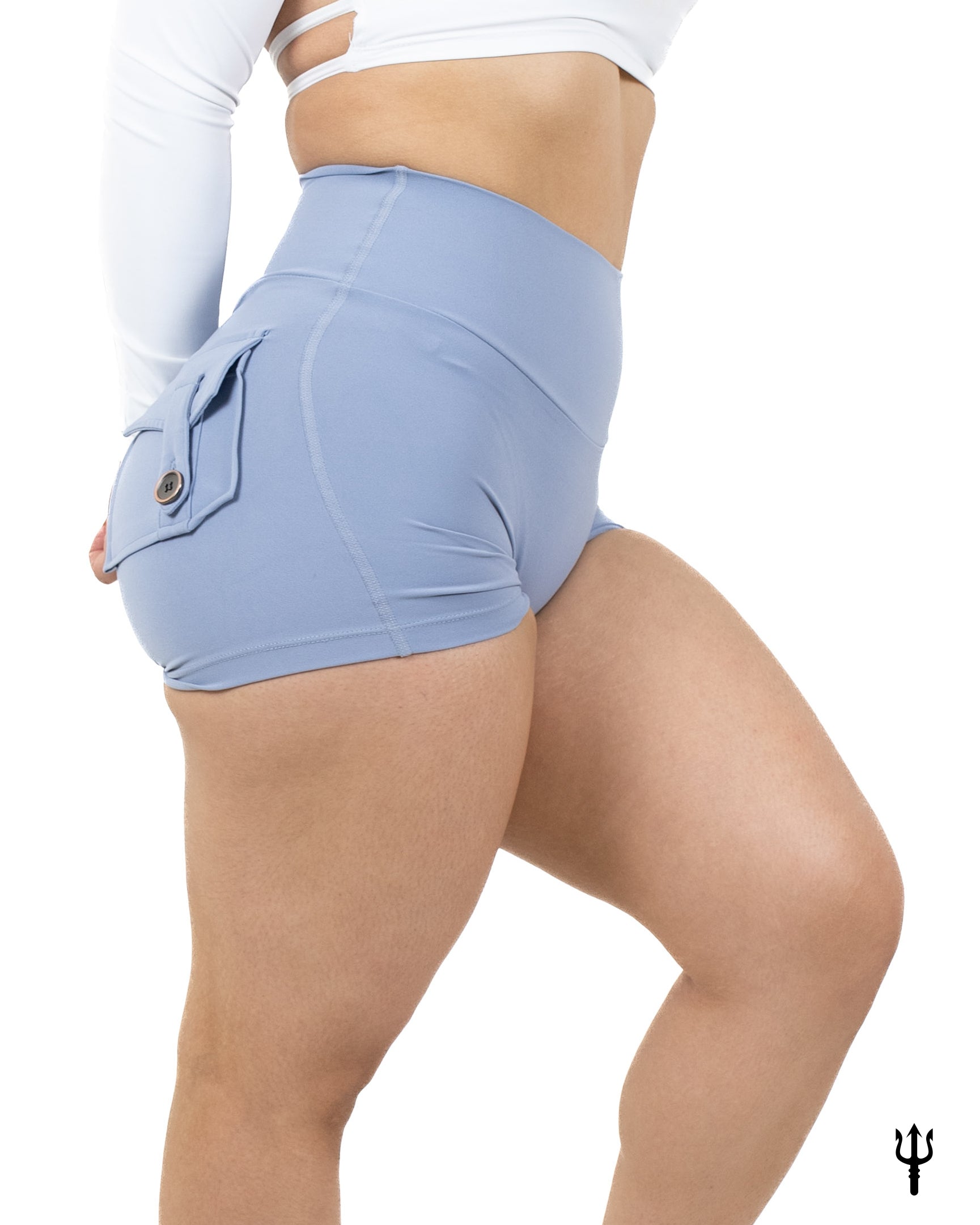 Glow Shorts - Sky