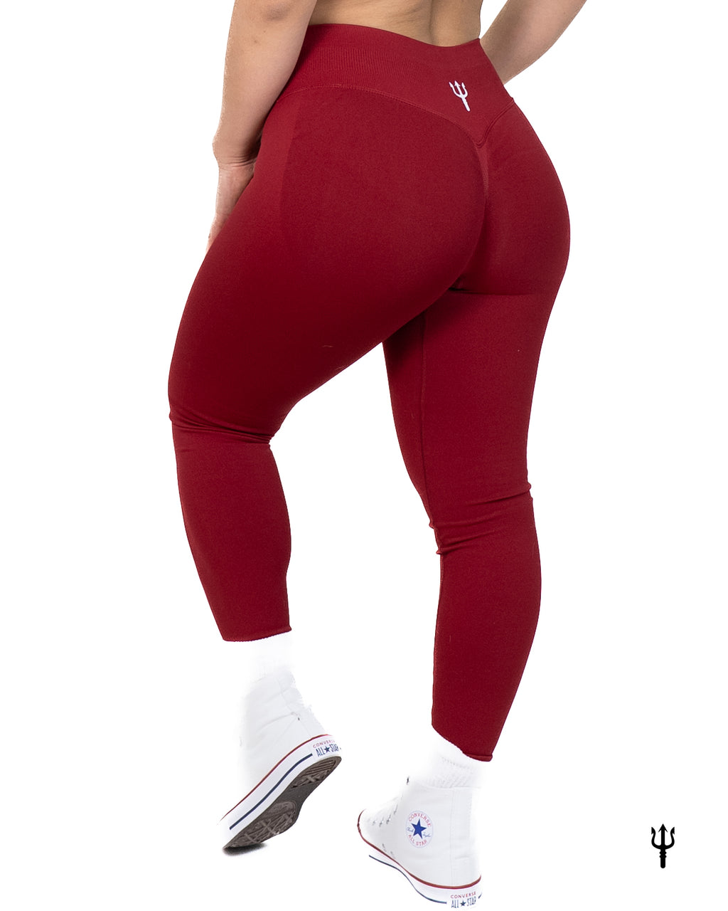 Competitor Leggings - Crimson