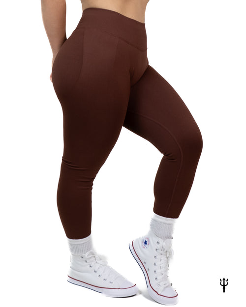 Competitor Leggings - Chestnut