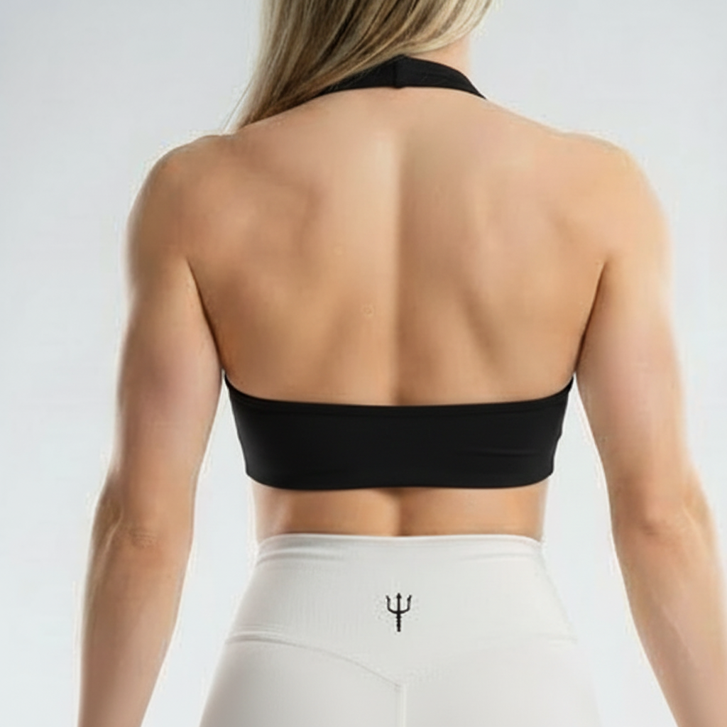 Essentials Halter Top - Black