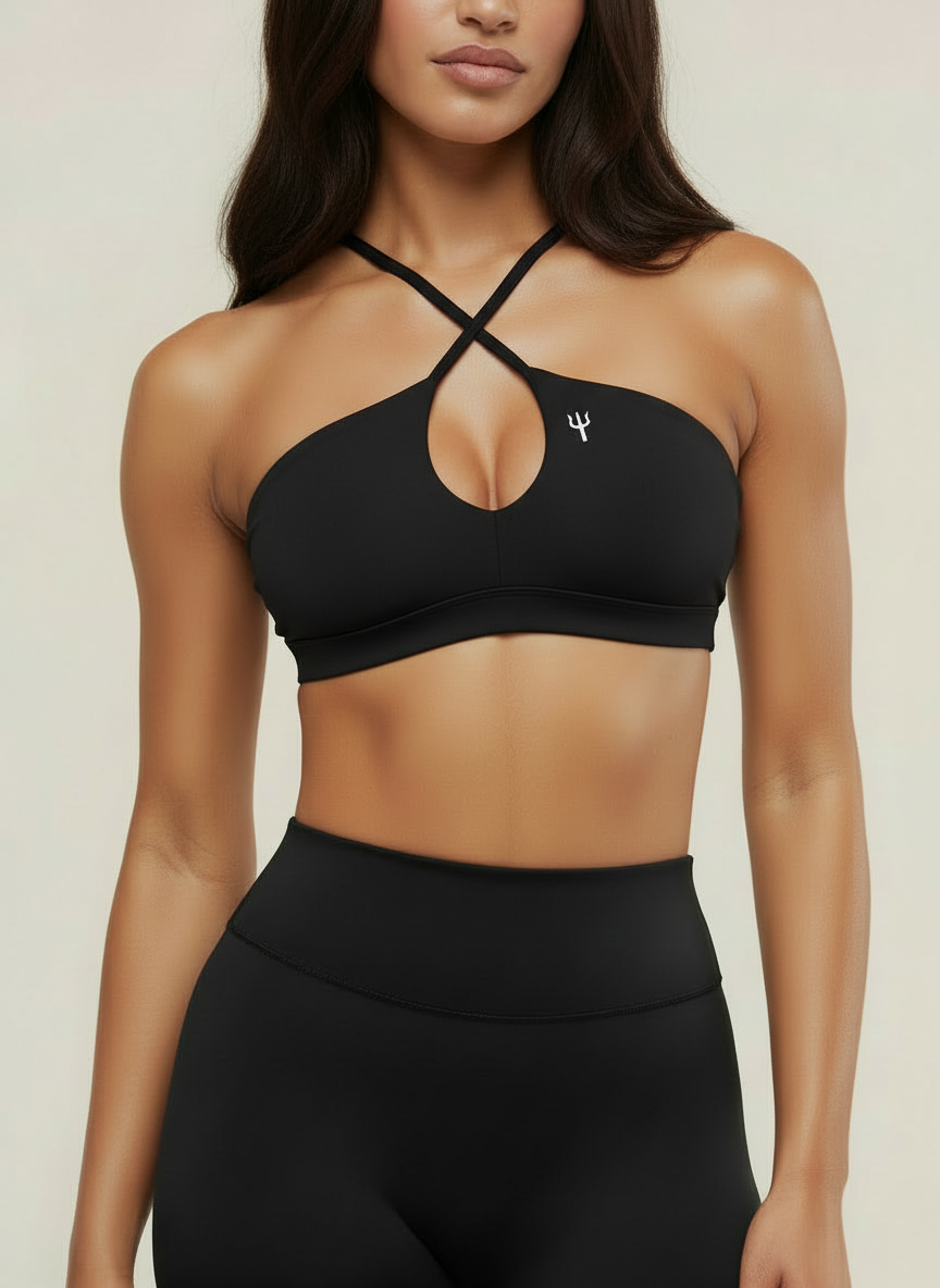 Aura Sports Bra - Black