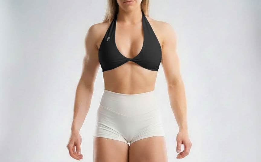 Essentials Halter Top - Black