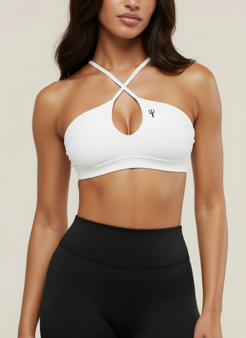 Aura Sports Bra - White