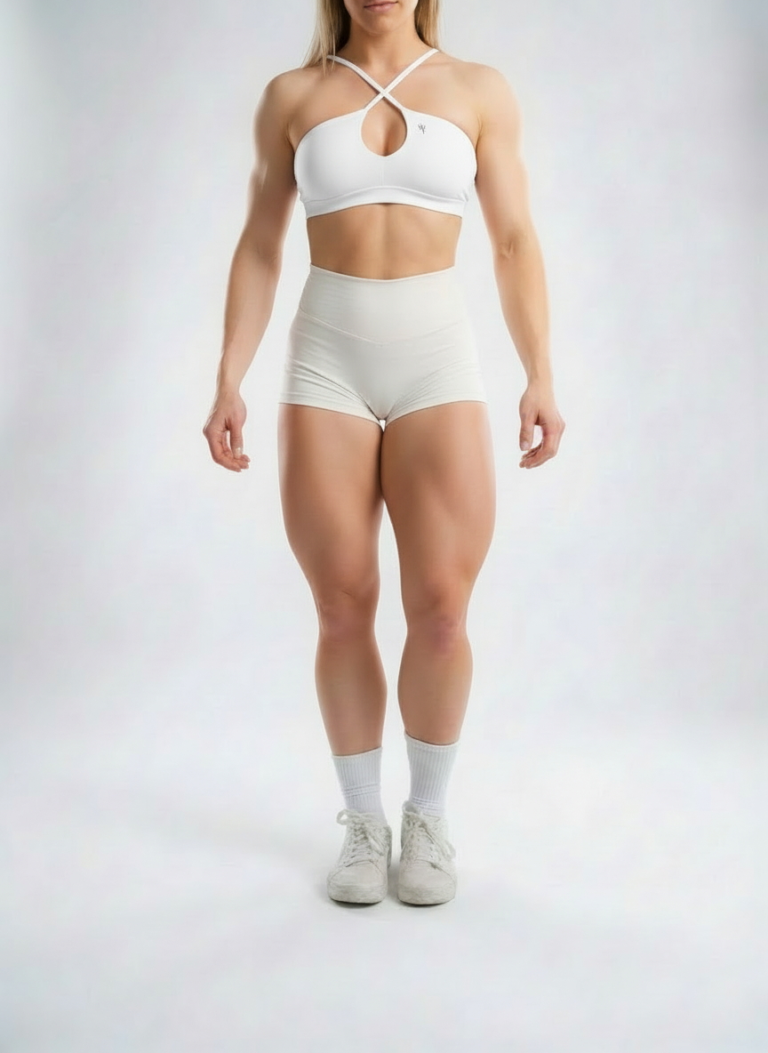 Aura Sports Bra - White
